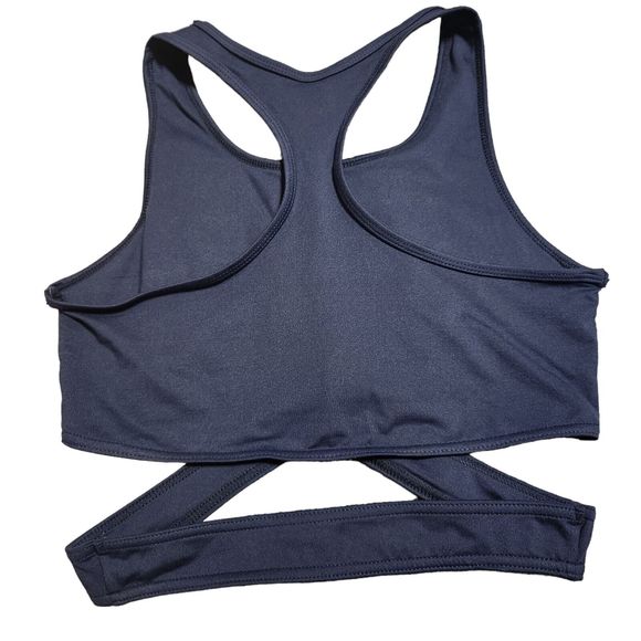 Vanquish‎ Fitness Crop Top Blue Tank Athletic Top Women's Size M - Picture 2 of 4